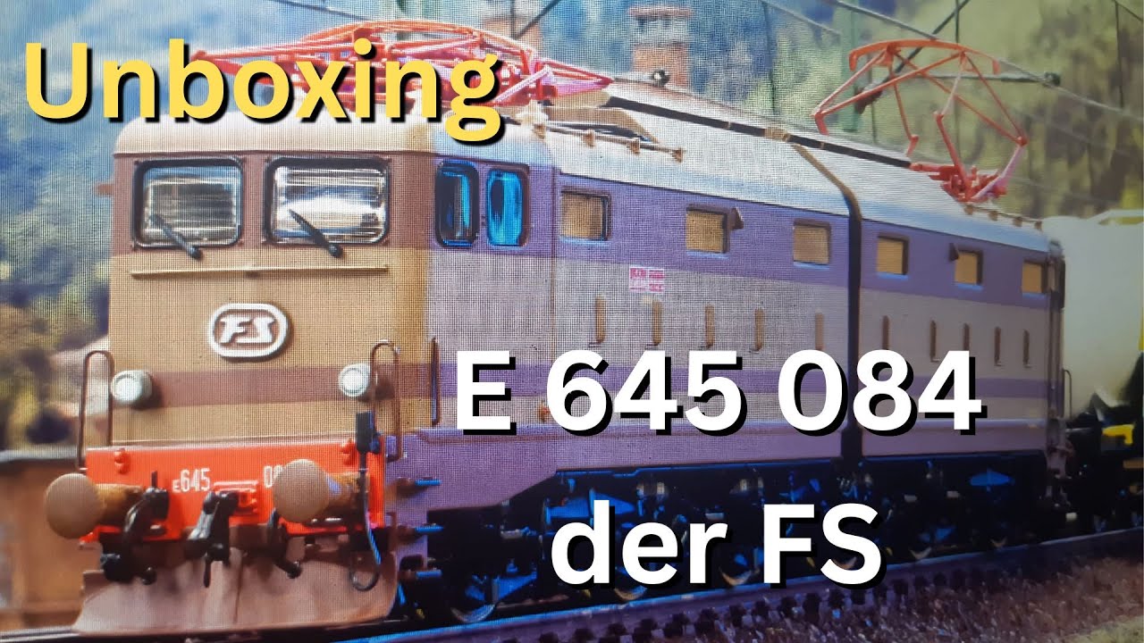 Unboxing: FS  E 645 084, Roco 68570