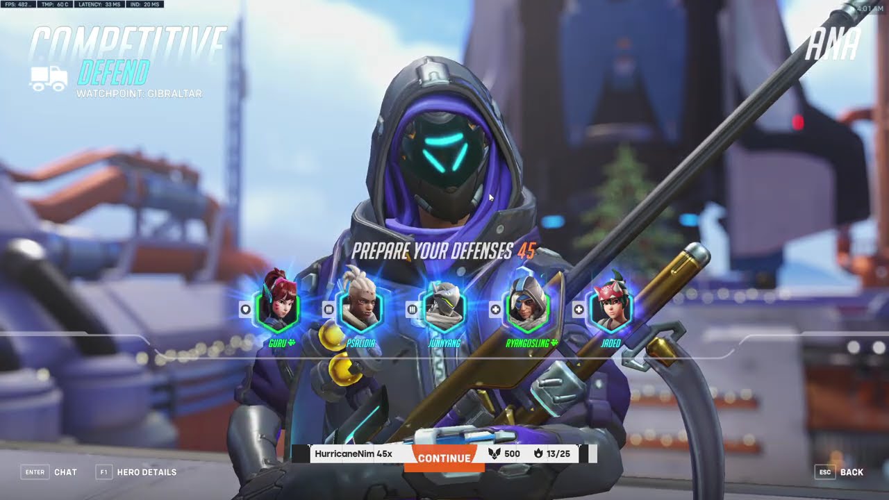 70% Accuracy! 20K Heals! Gale Ana Overwatch 2 Season 8 Gameplay Top 500