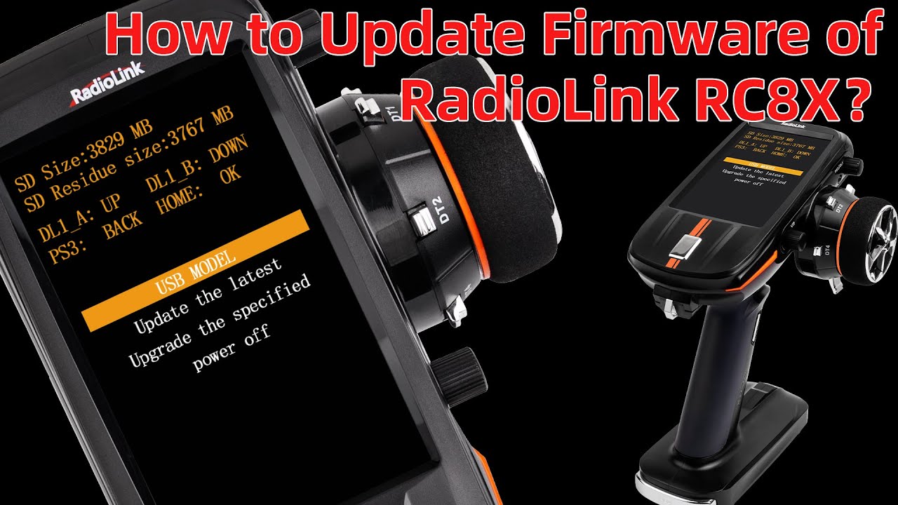 Как обновить прошивку RadioLink RC8X?