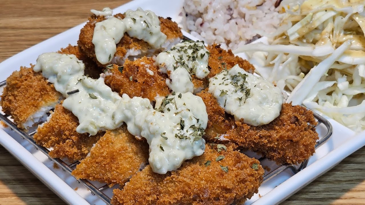 겉은 바삭 속은 촉촉 초간단 생선까스 🐟