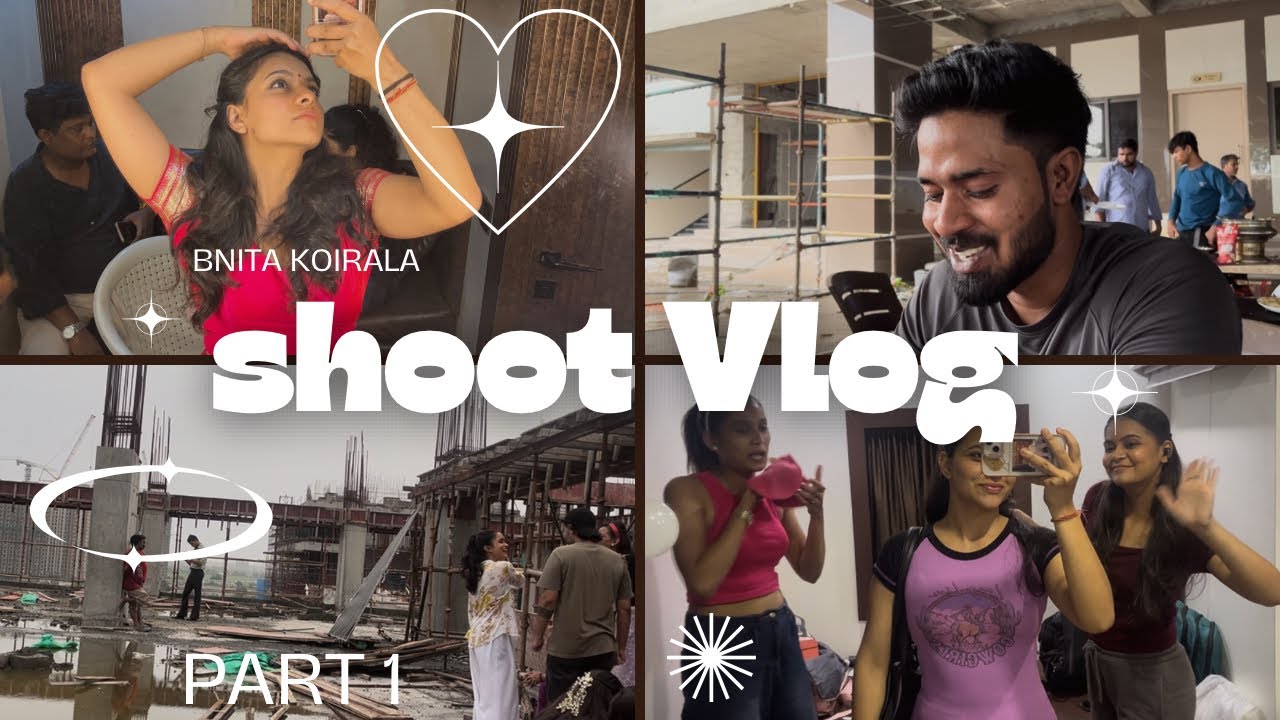 Irritating my friends🫢😂 | Bnita Koirala | Shoot Vlog | Part-1