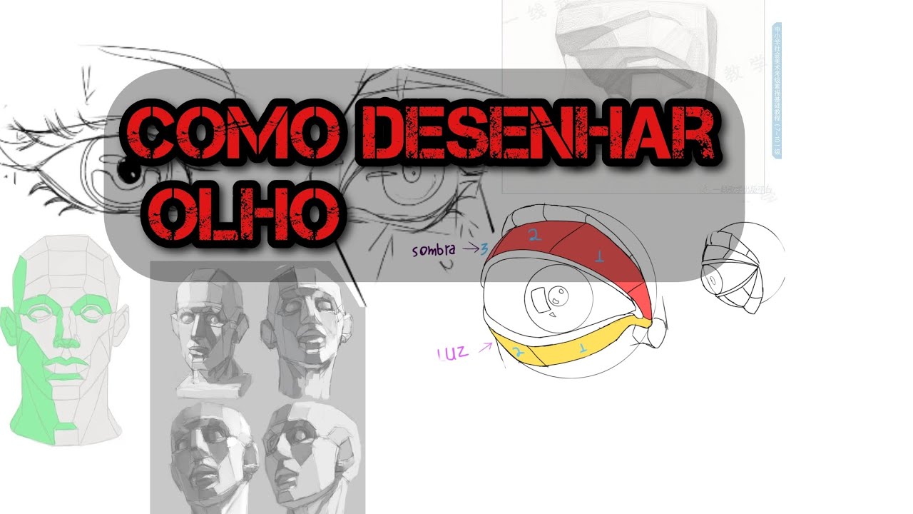 como desenhar olho tutorial e dicas (Game Design da 940)