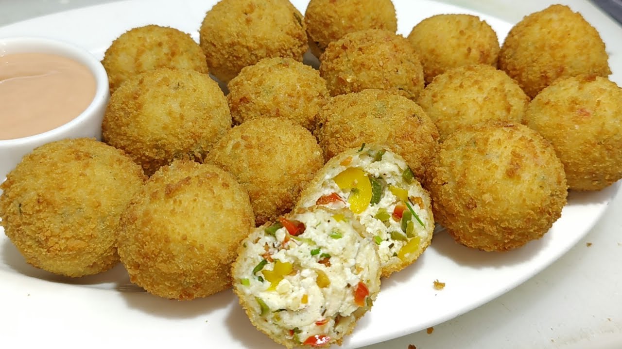 Хрустящие шарики из панира | Рецепт сырных шариков | Котлеты из панира | Шеф-повар Ашок