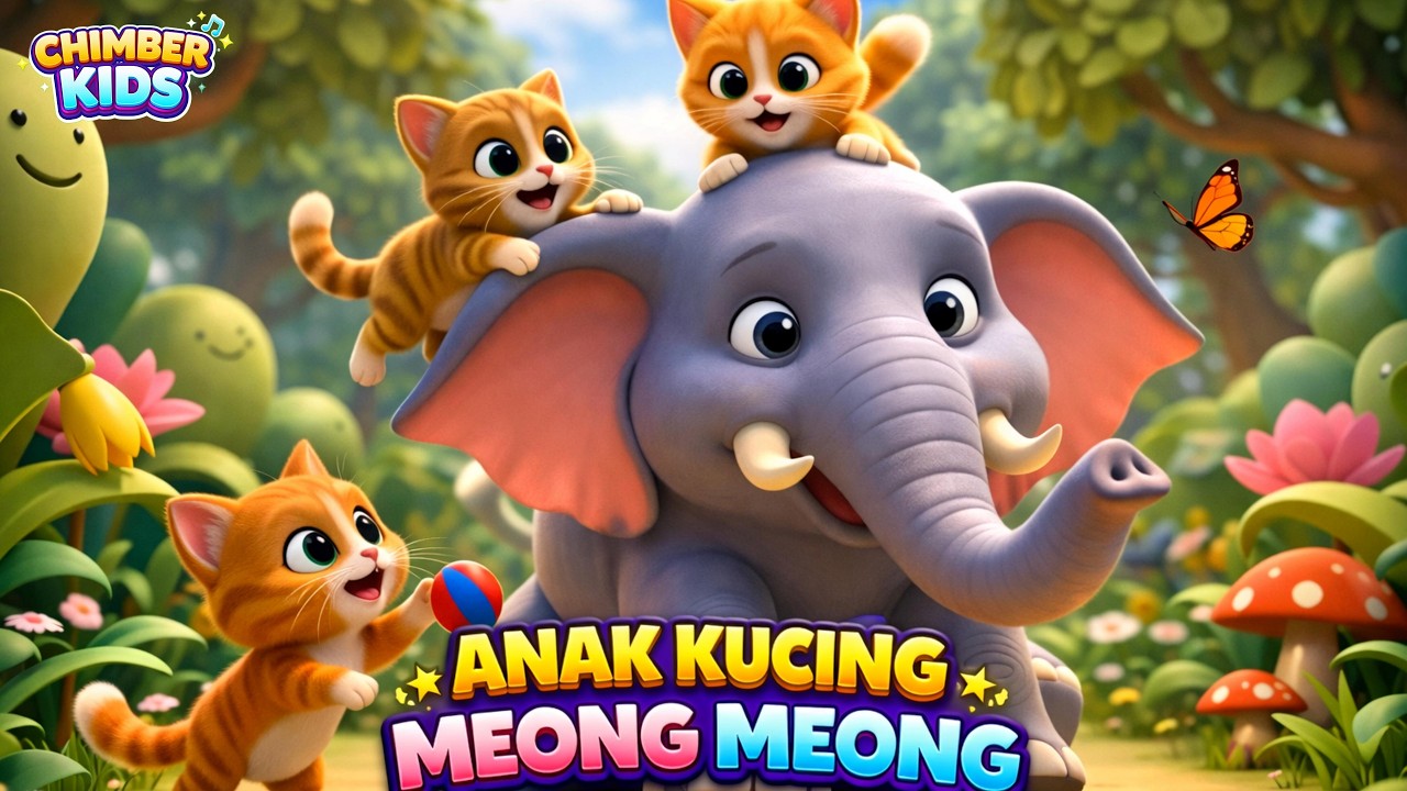 Lagu Anak Kucing Meong Meong 🐱 | Lagu Anak Indonesia Populer | Lagu Balita