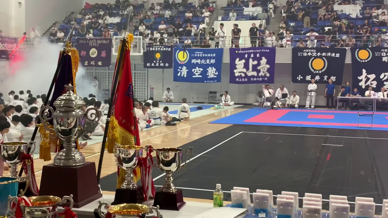 日本空手松涛連盟 第20回 全国大会 一般男子決勝 渡邊選手VS五明選手