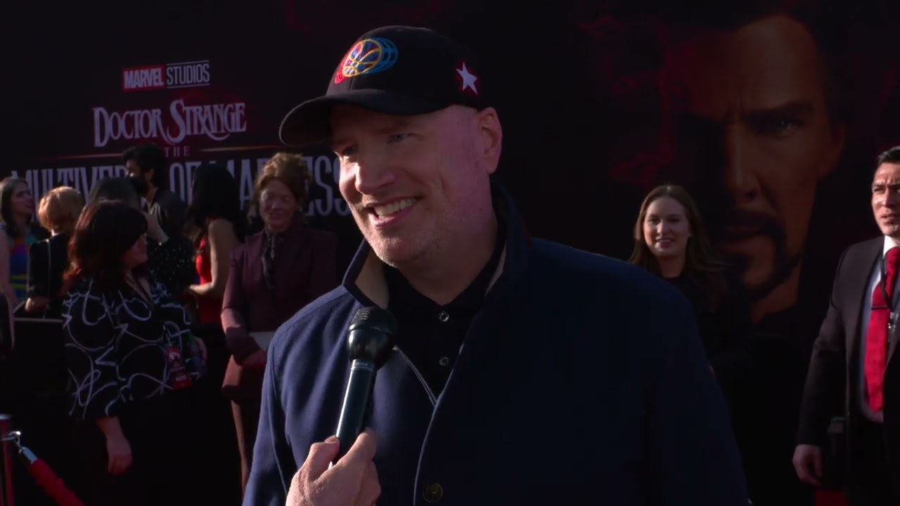 Kevin Feige Interview Doctor Strange in the Multiverse of Madness Premiere Red Carpet