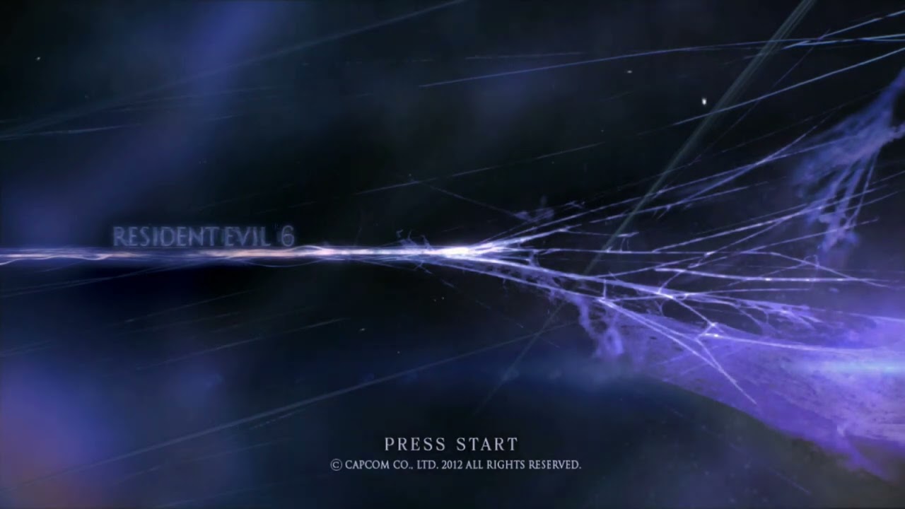 RESIDENT EVIL 6 MAIN MENU