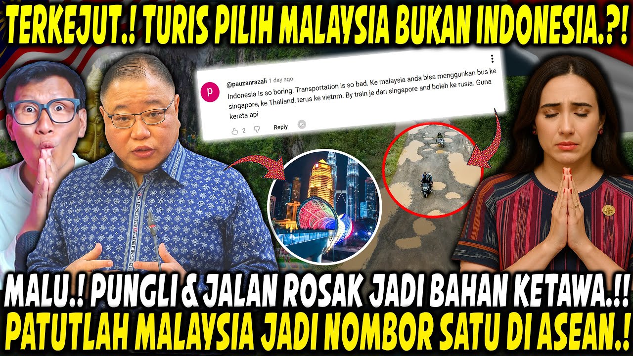 MALAYSIA MENANG BESAR❗TURIS DUNIA PILIH MALAYSIA.!! KENAPA INDONESIA TAK NAK TIRU JIRAN.?!