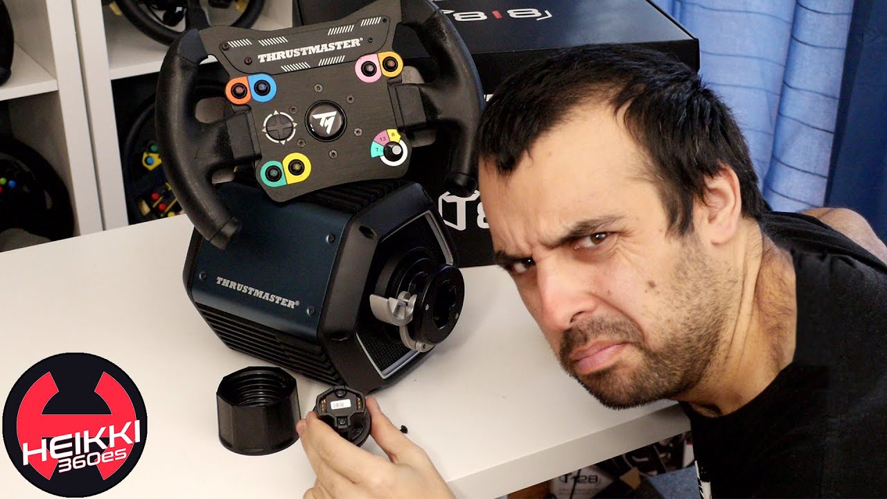 Ya tengo el Thrustmaster T818: así funciona el curioso QR y el adaptador para usar tus aros viejos