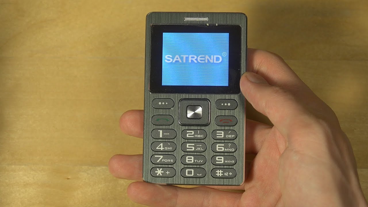 SATREND A10 Mini Card Phone - First Look!