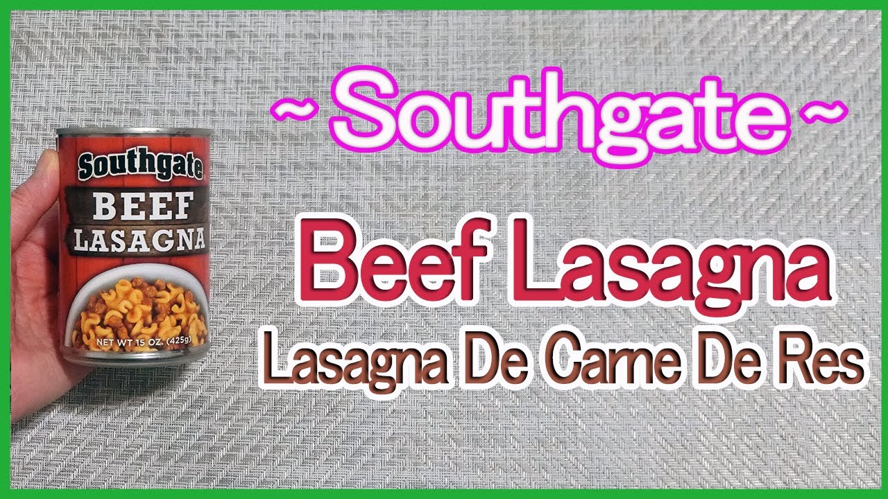 Southgate Beef Lasagna - Lasagna De Carne De Res