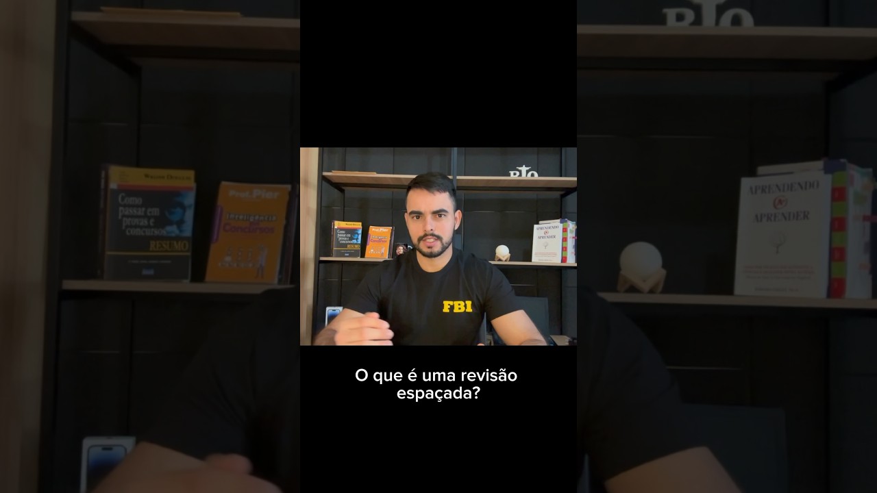 Revis&atilde;o ATIVA e ESPA&Ccedil;ADA para n&atilde;o esquecer o que estudou