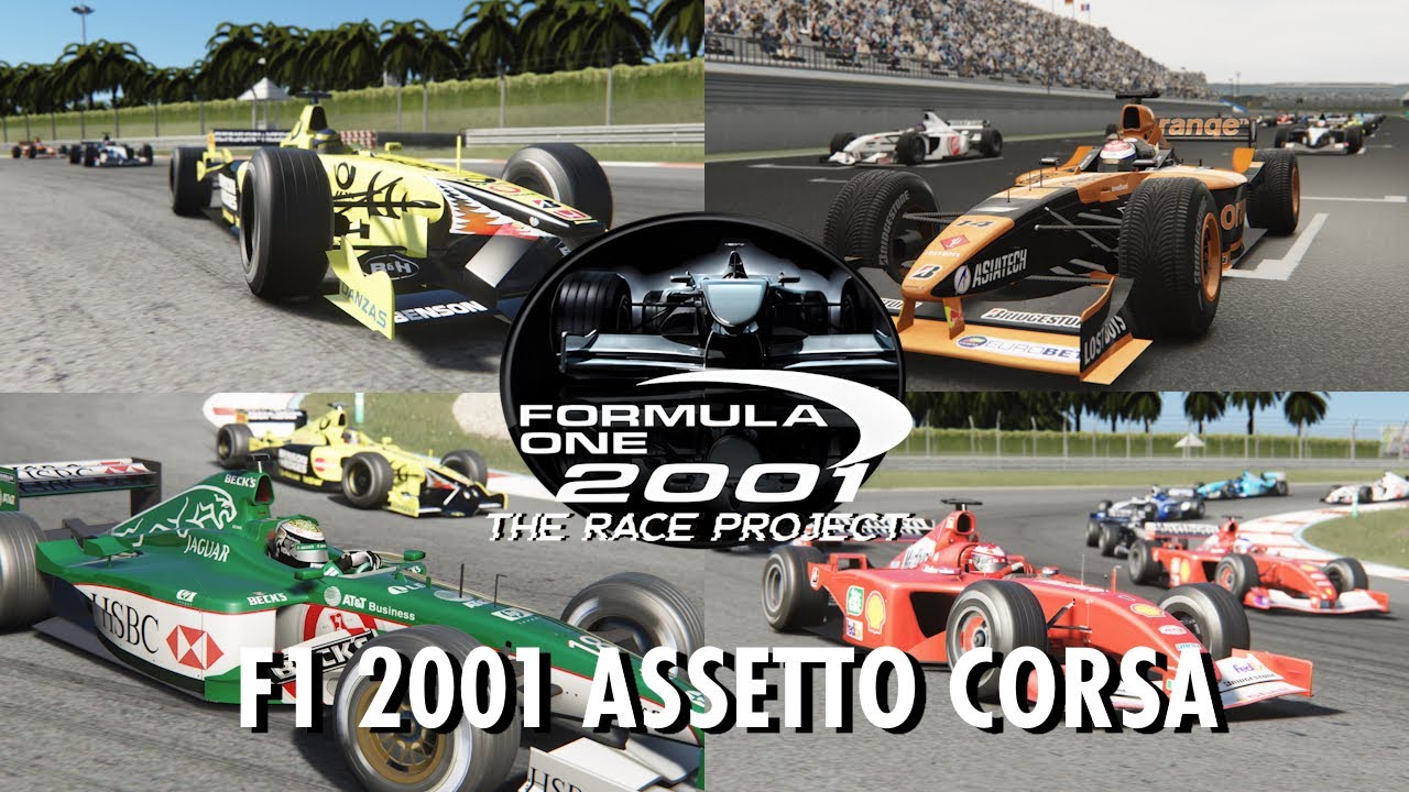 Assetto corsa F1 2001 mod showcase by: THE RACE PROJECT