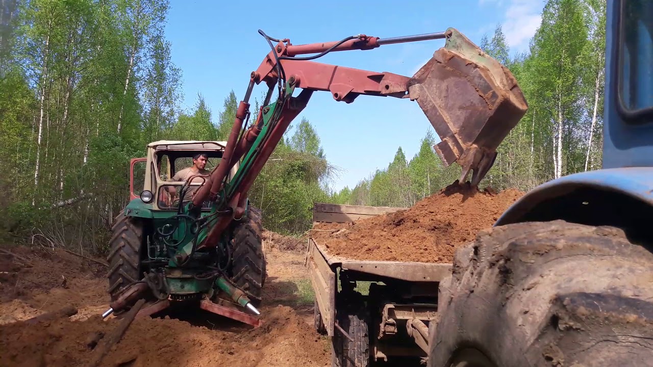 Капаем песочек. ЮМЗ 2621