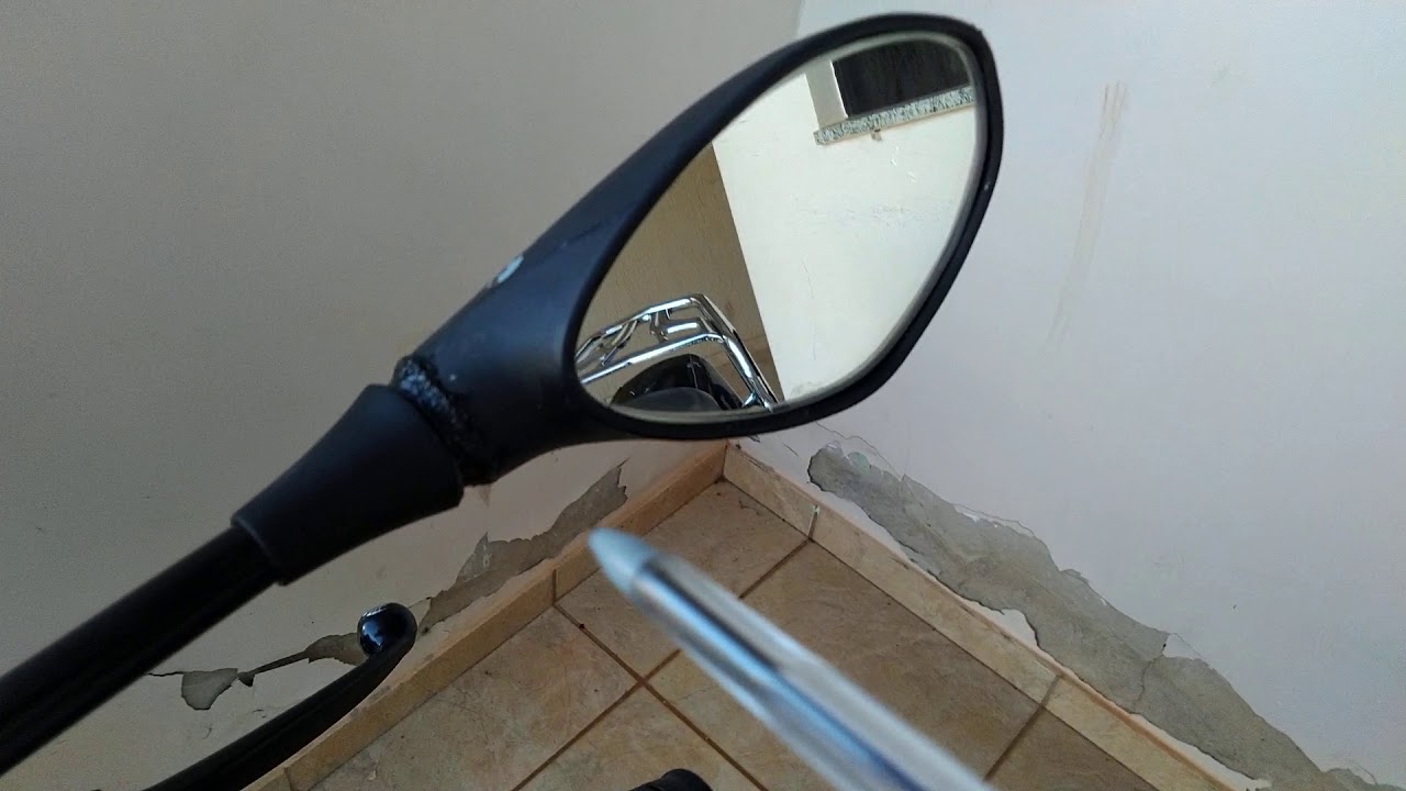 Como consertar retrovisor da moto