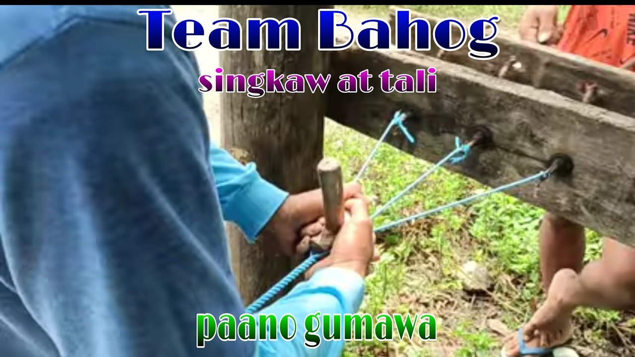 EP-392 pag gawa ng singkaw at tali ng kalabaw team bahog.