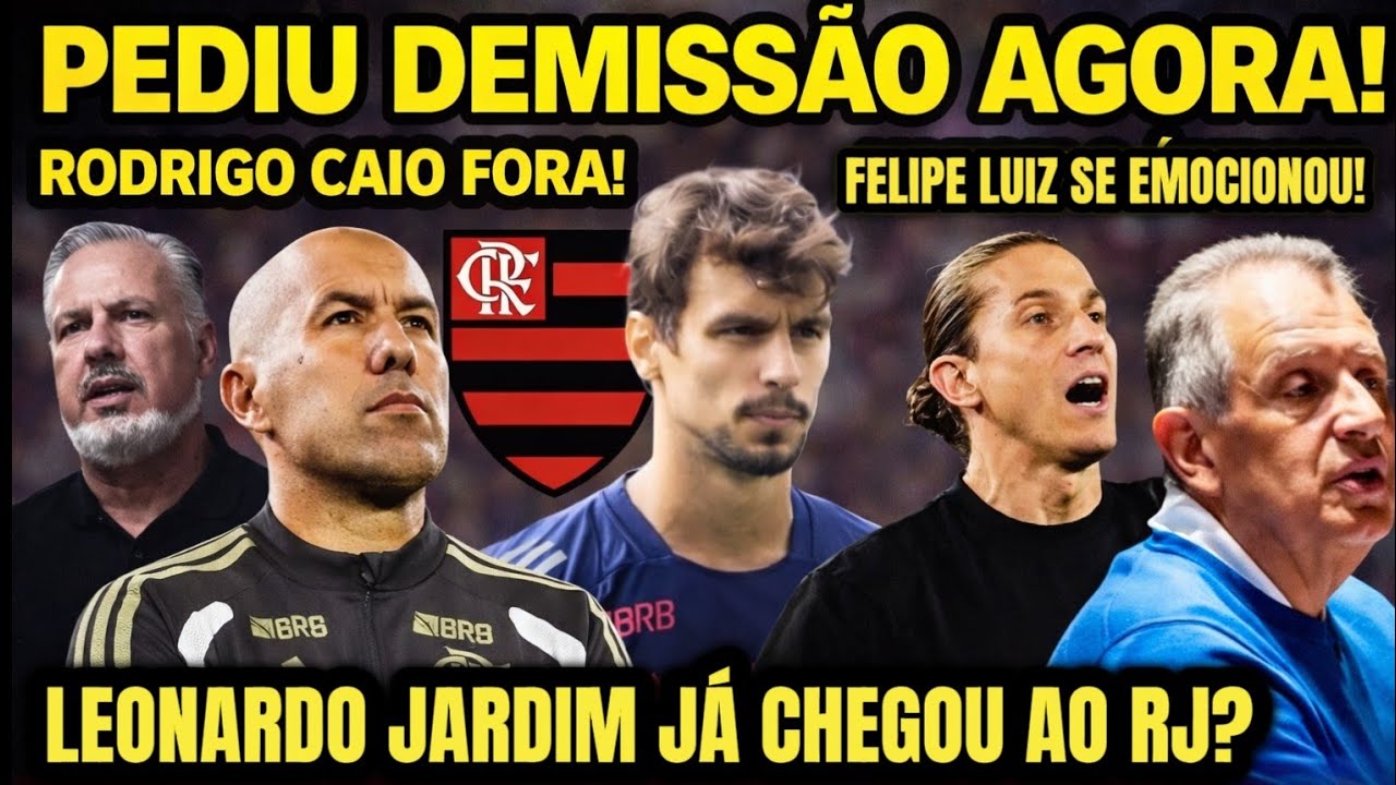 FECHOU Leonardo jardim! NOVO TÉCNICO! Do Flamengo + UMA DEMISSÃO ANÚNCIADA! 