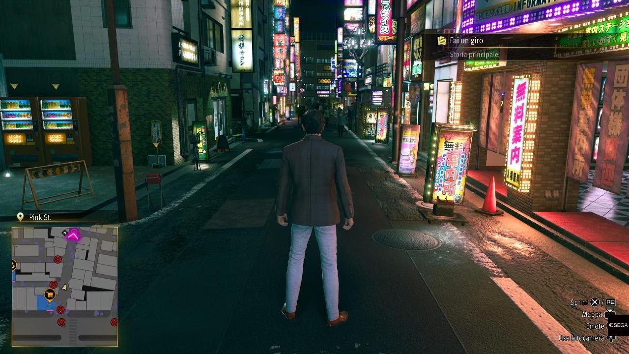 Yakuza: Dark Ties Gameplay:Inizio (Brama) + Seguire Kanda (Parte 1)