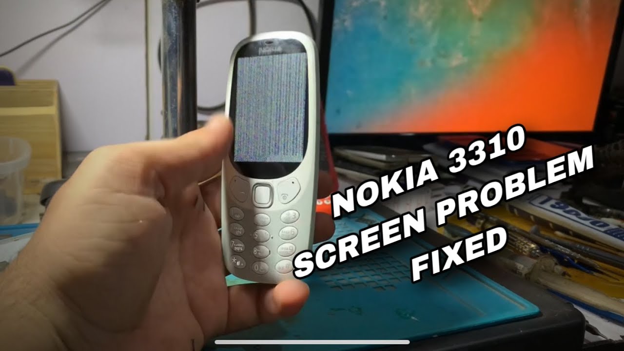 Nokia 3310 lcd graphic problem fixed | how to fix nokia  white screen