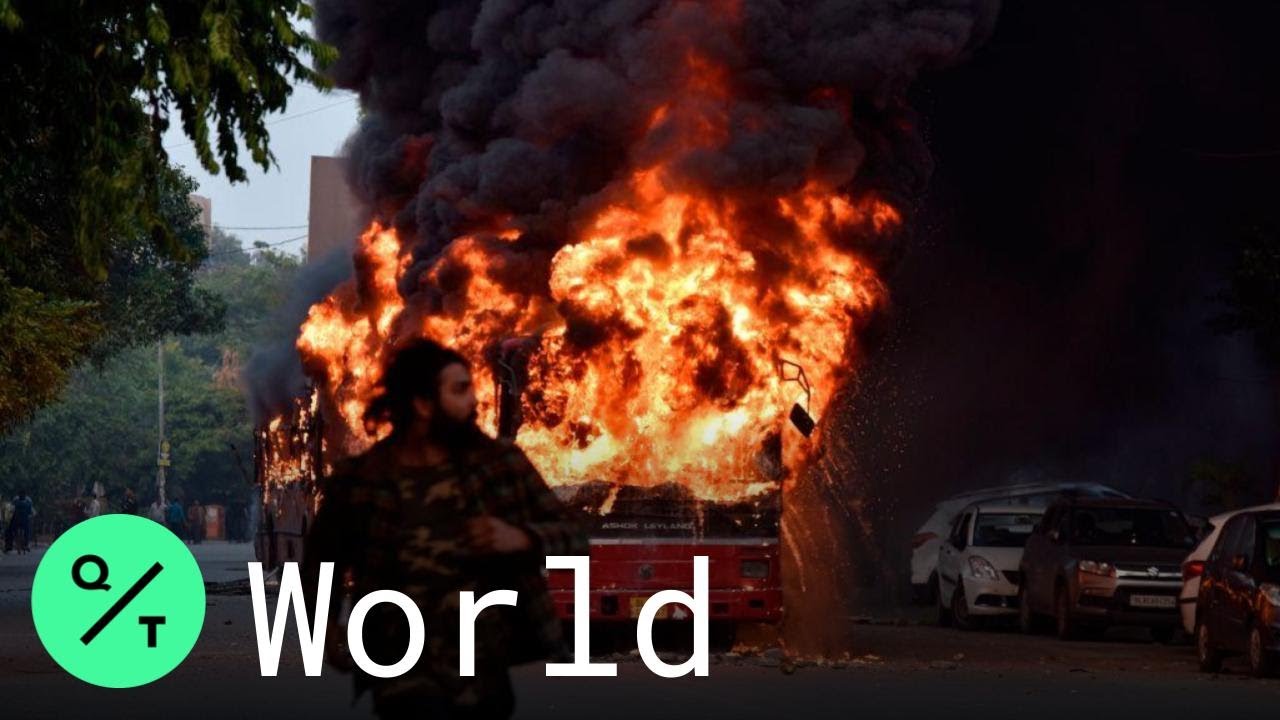 Buses Torched as Protests of India's Citizenship Law Spread