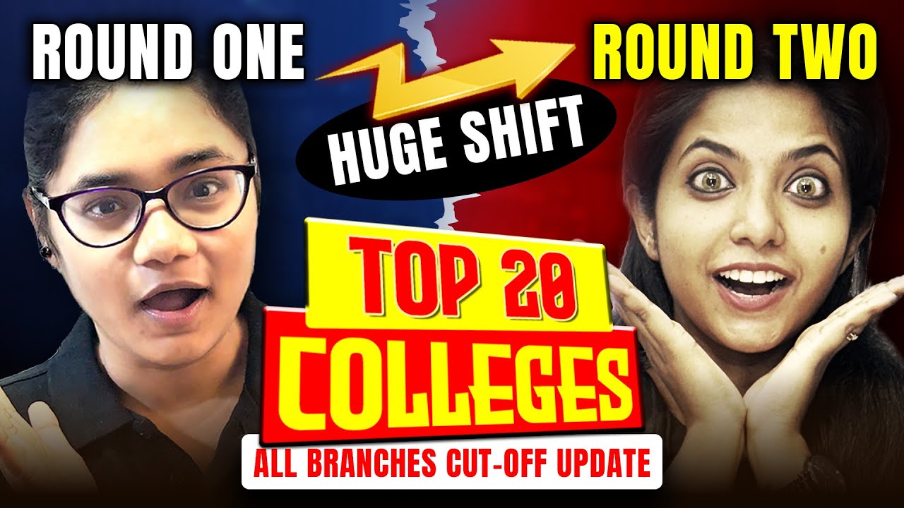 COMEDK 2025 🔁 Round 1 vs Round 2 Cut-Offs | Top 20 Colleges & All Branches!