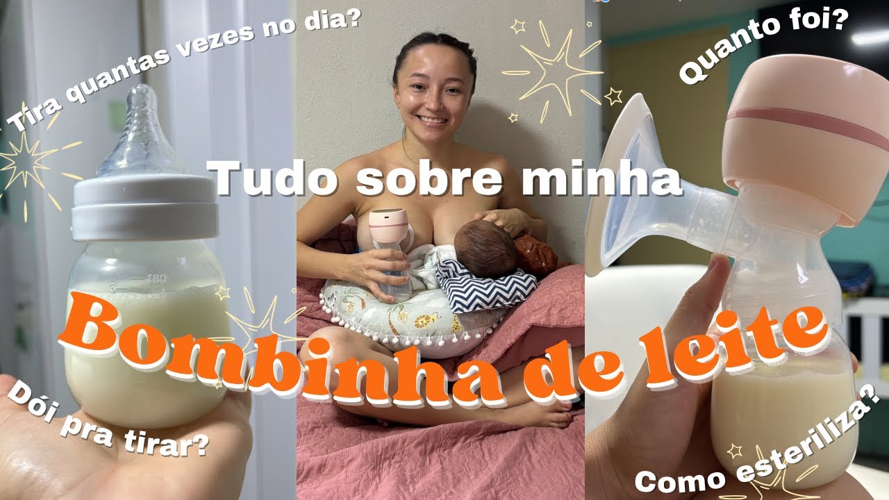 Bombinha de tirar leite el&eacute;trica da Shopee - Resenha - Como usar? D&oacute;i?
