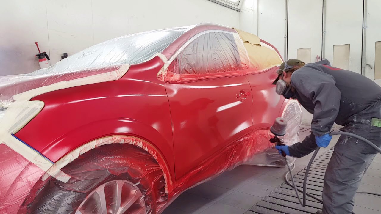 Car painting:Standox Standoblue(Rouge Flamme)