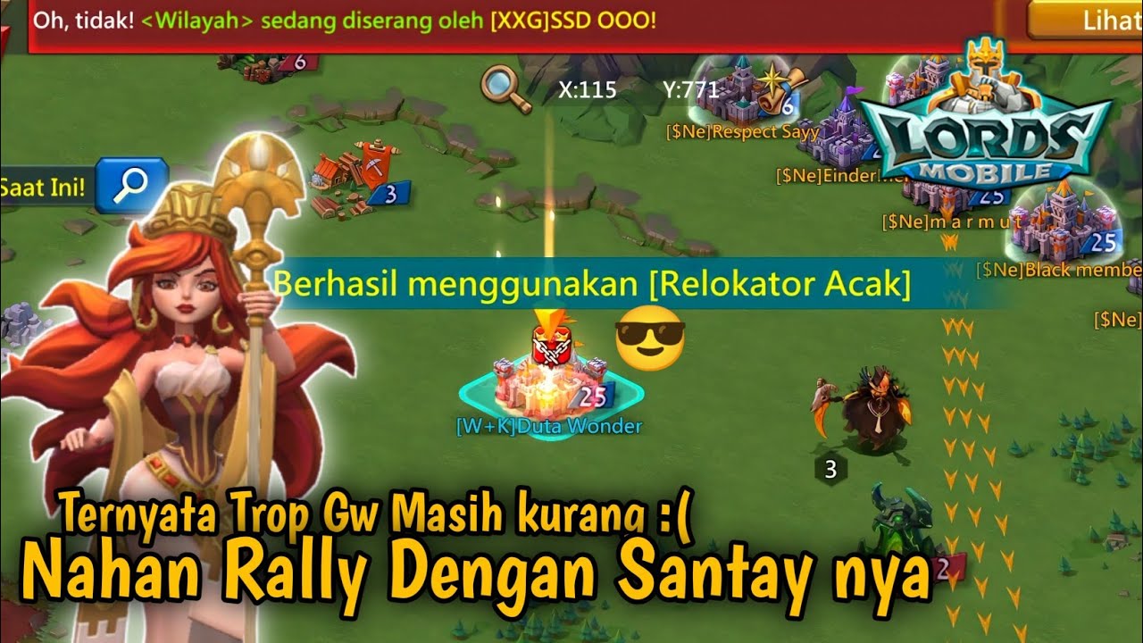 Akun Solo Trap Sudah Mulai Jail Lagi, Bahkan Sampe Di Rally Kingdom Muda | Lords Mobile
