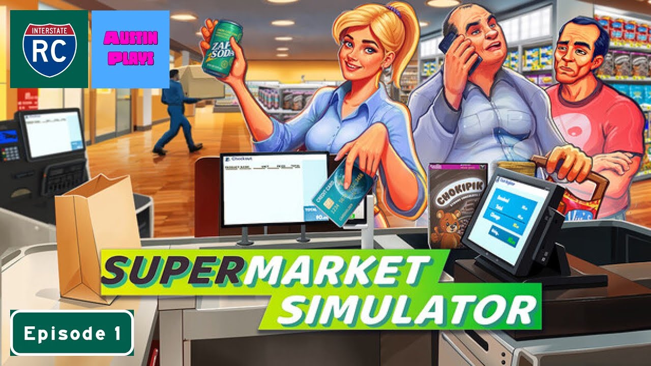 Supermarket Simulator MULTIPLAYER Live! - Rusty and Austin's Supermarket Journey Begins!  Episode 1
