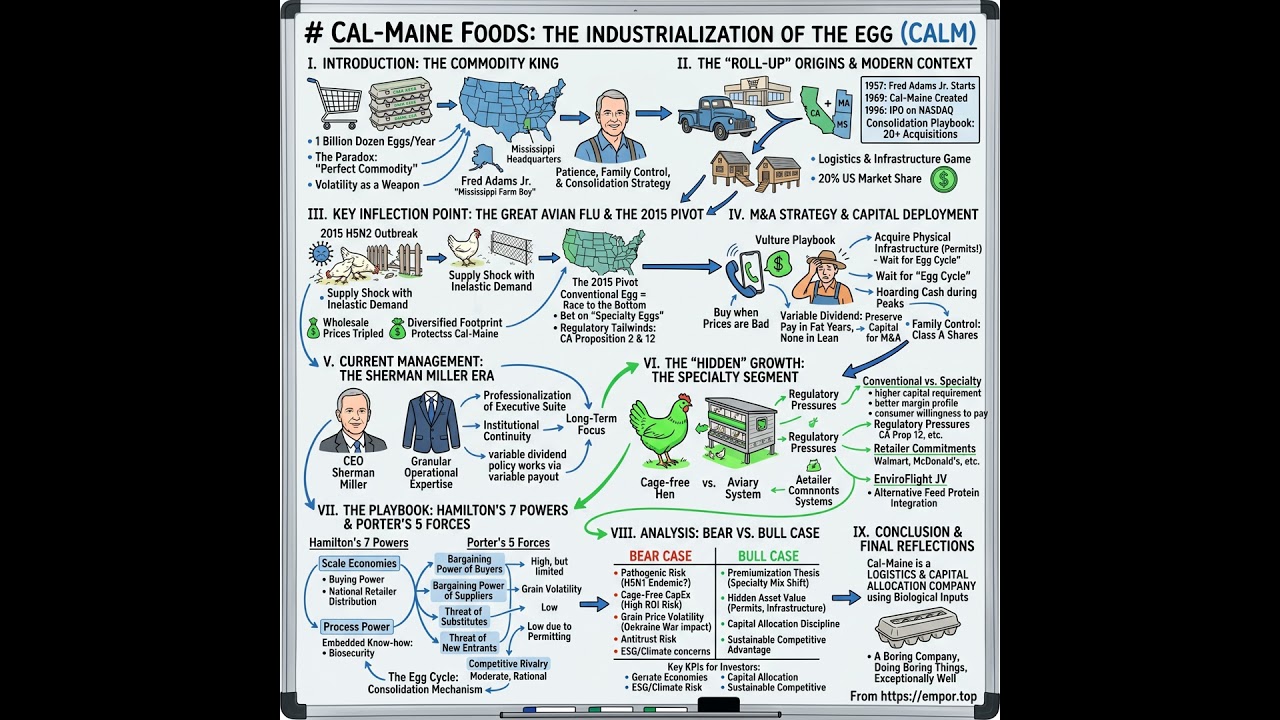 Cal-Maine Foods: The Industrialization of the Egg - $CALM
