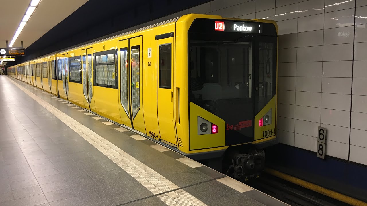 U-Bahn Berlin Mitfahrt von Alexanderplatz bis Ruhleben im HK auf der U2
