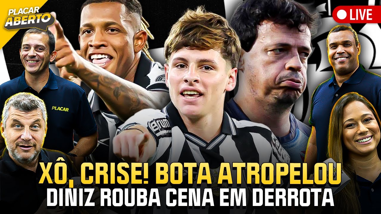 BOTAFOGO AMASSA CRUZEIRO NO BRASILEIRÃO, VASCO PERDE E DINIZ É CRITICADO | Placar Aberto | 30/01