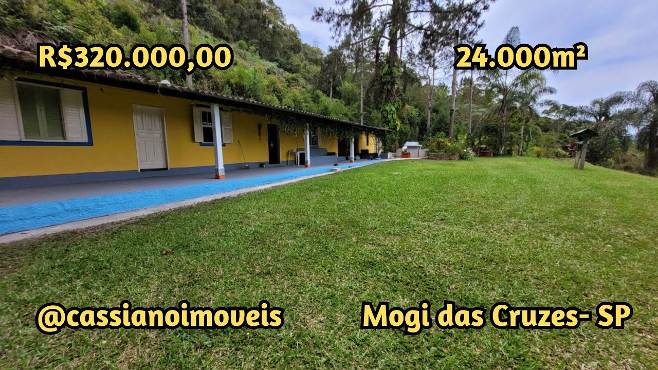 Chácara 24.000M² em meio a natureza de Mogi das Cruzes - R$ 320.000,00