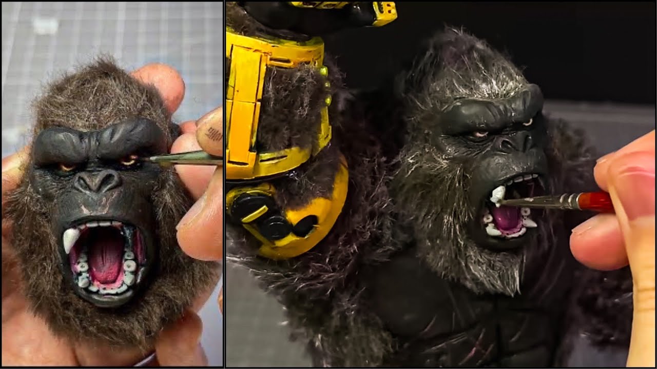 Я сделал Kong ( Beast Glove .ver ) с Clay / Godzilla x Kong Новая империя [kiArt]