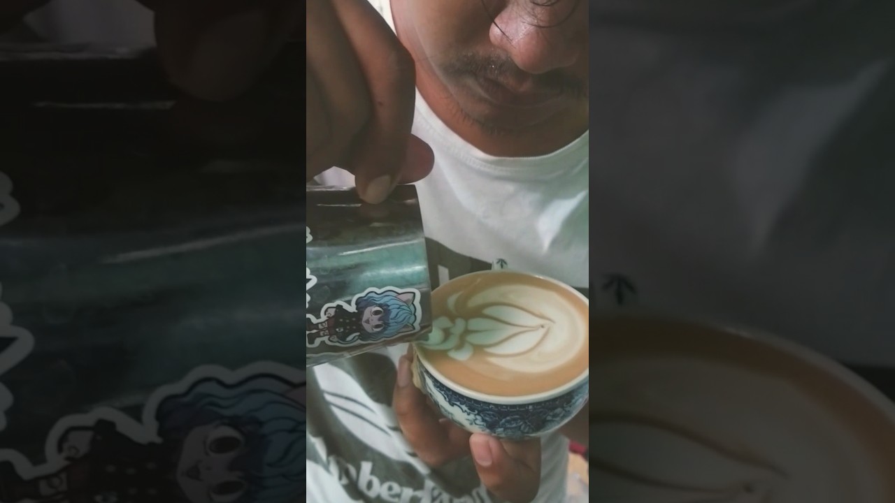 Anyways lets try rose #coffee #coffeeart #latteeart #cafelatte #coffeeathome #coffeeaddict