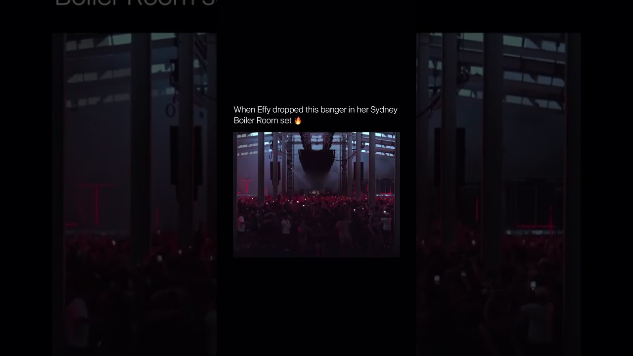 Big vibes at Boiler Room set in Sydney 🇦🇺 🎥: Boiler Room