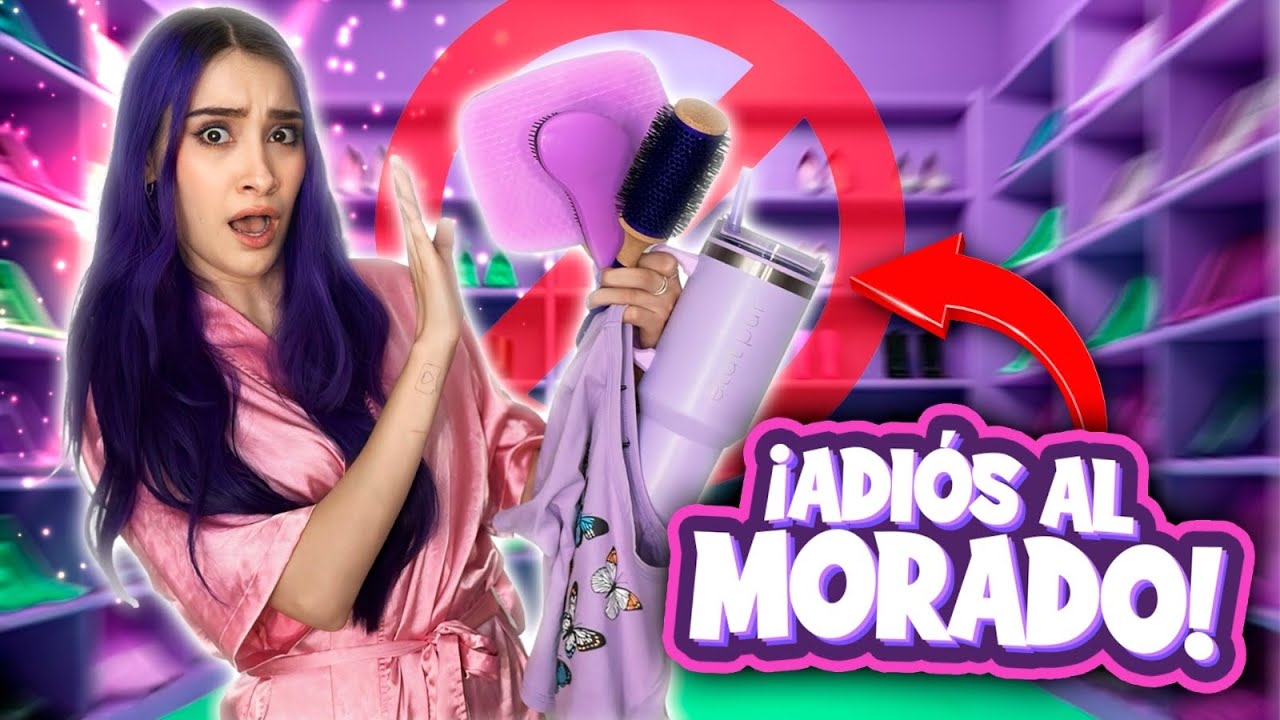 24 HORAS SIN USAR NADA COLOR MORADO *Qu&eacute; dif&iacute;cil!!* 💜❌