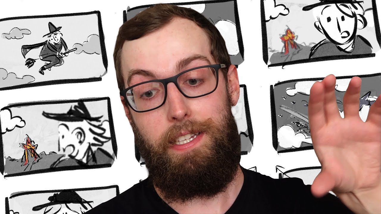 Je dessine le storyboard de notre film d’animation