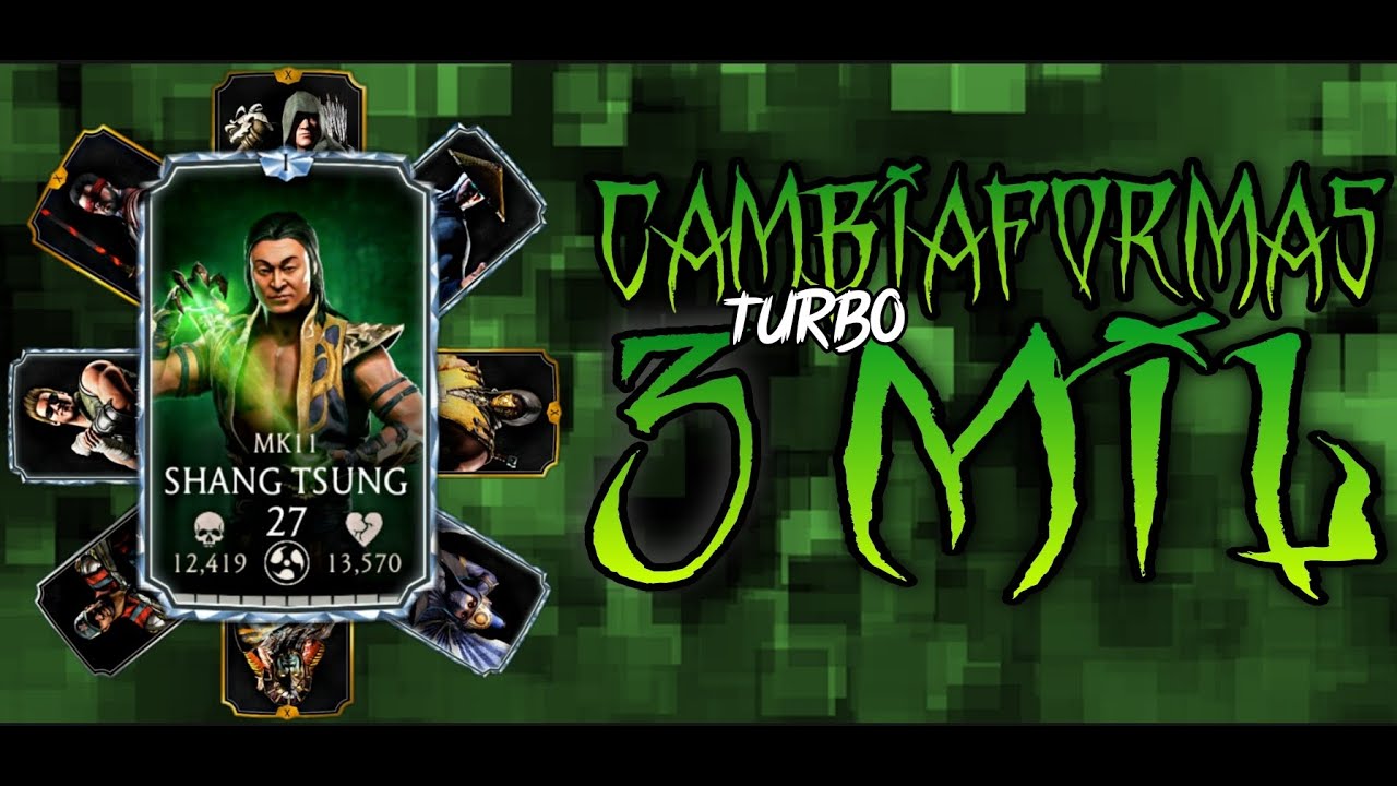 EL PODEROSO CAMBIAFORMAS EQUIPADO TURBO 3 MIL | REVIEW SHANG TSUNG - Mortal Kombat Mobile - Rhyel