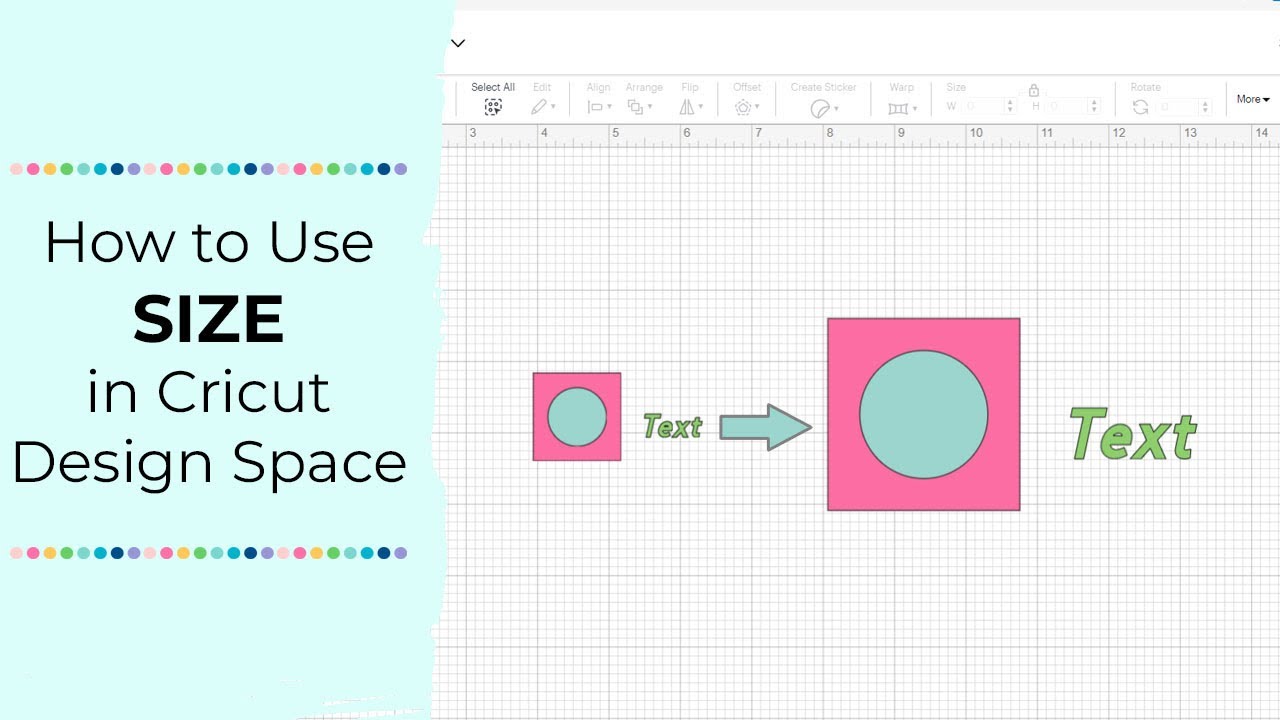 How to Size in Cricut Design Space