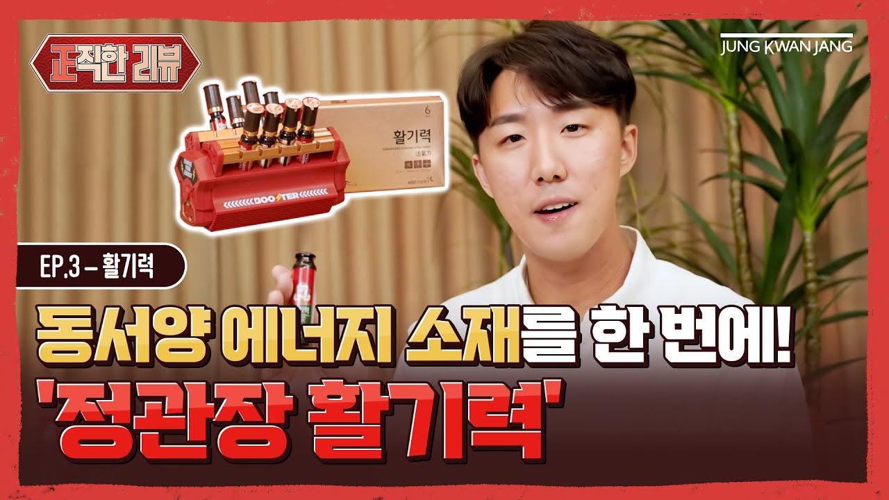 [정직한 리뷰] 동서양 에너지 소재를 한 번에! MZ가 사랑하는 &lsquo;정관장 활기력&rsquo; | EP3. 활기력 [댓글 이벤트 진행중~🎁]
