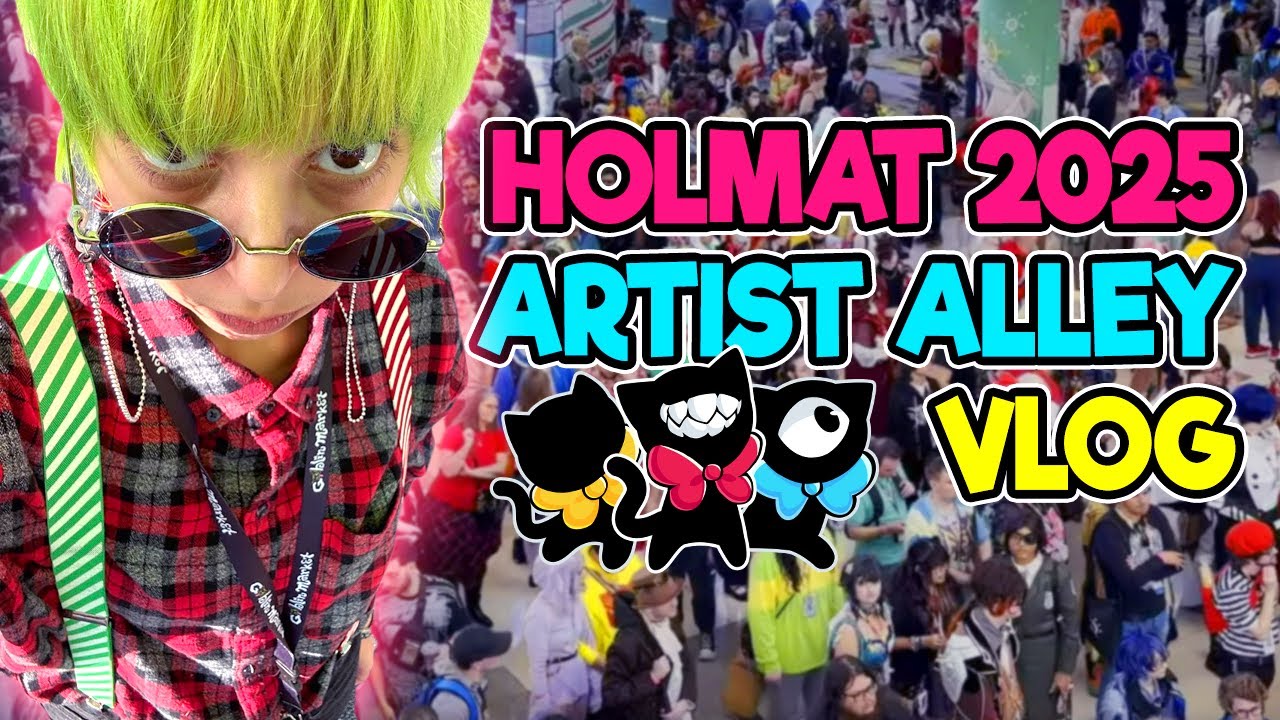 con artist vs. the holidays | HOLIDAY MATSURI 2025 artist alley vlog