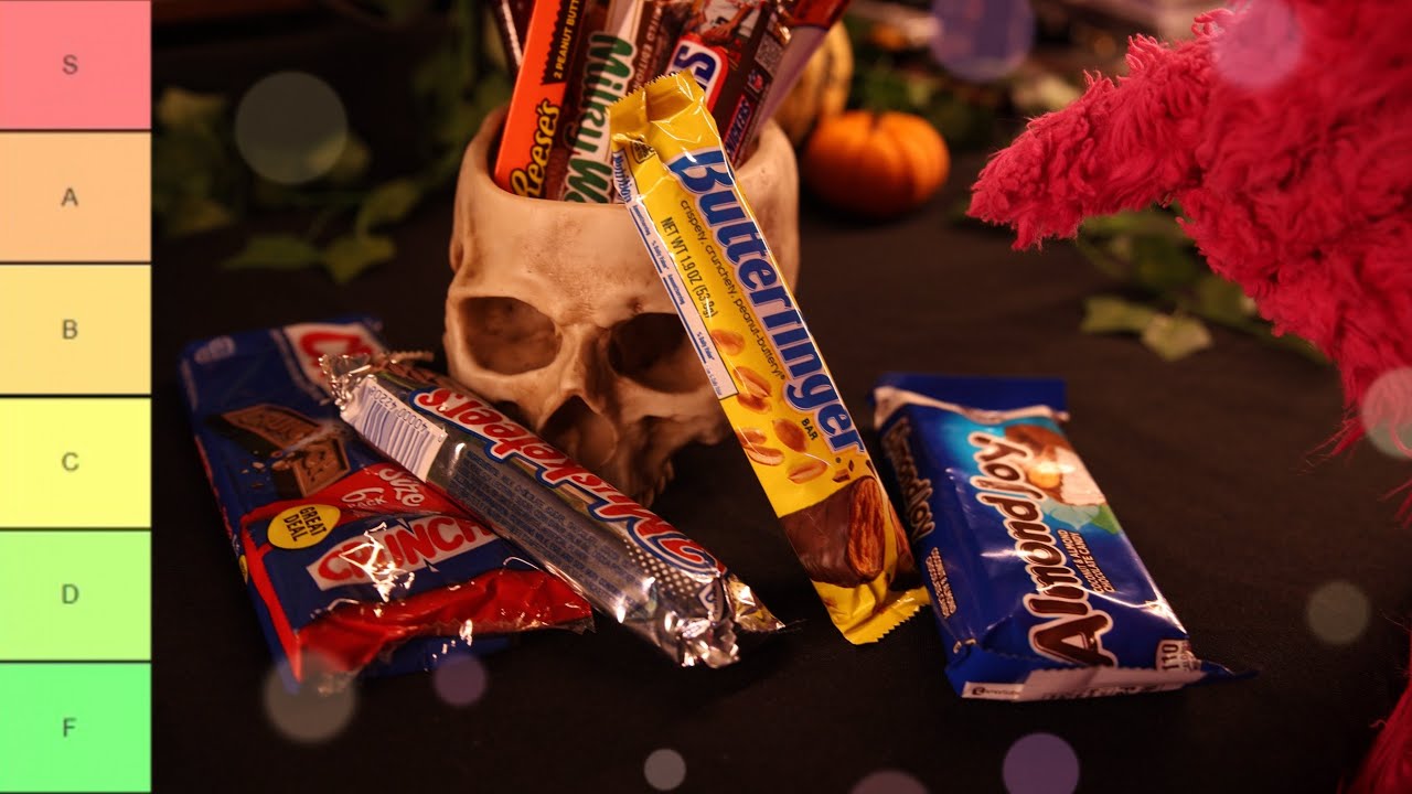 The ASMR Halloween Candy Bar Tier List 🍫📋