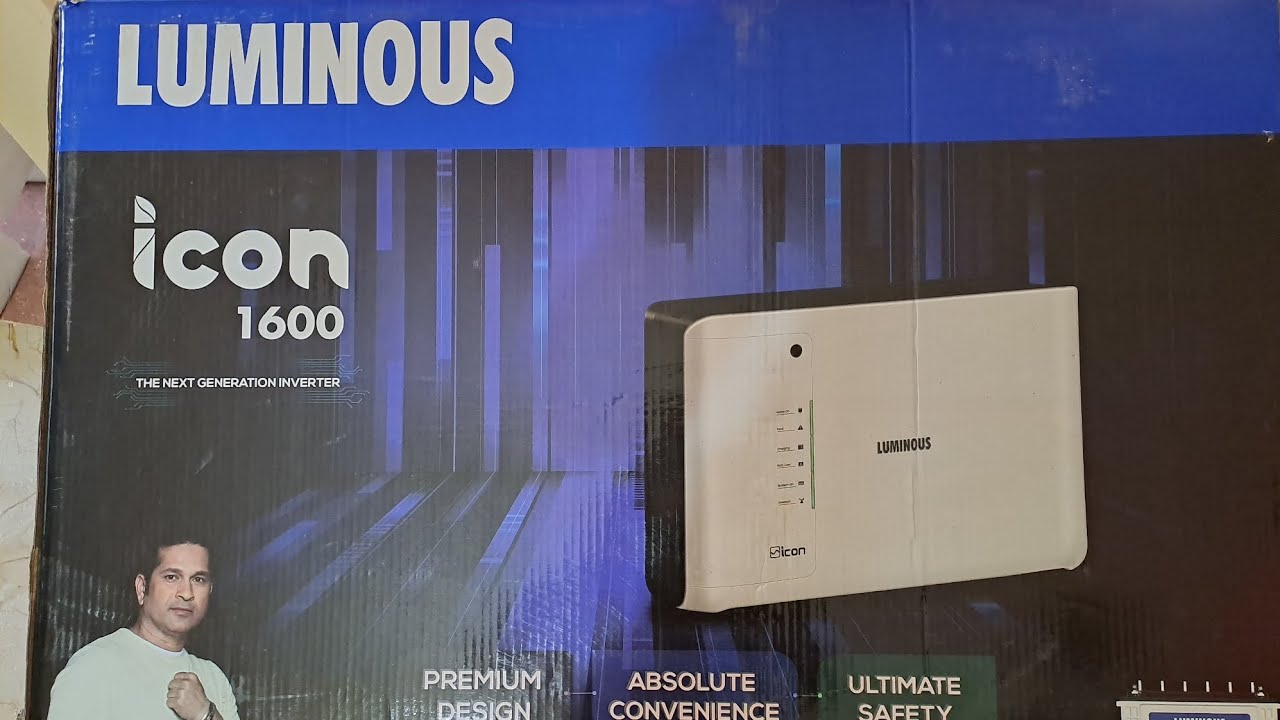 Luminous icon 1600 /1100|| child safety inverter ||Luminous icon inverter installation