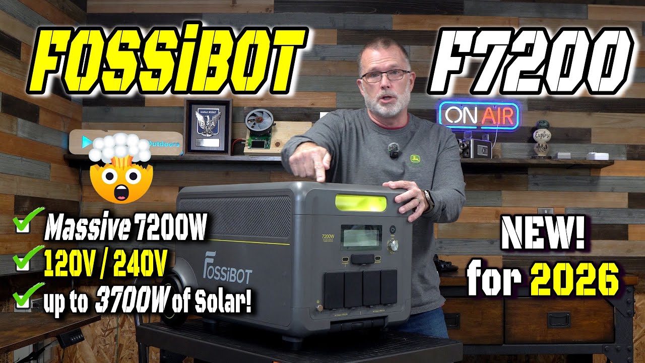 FOSSiBOT F7200 Full Review: Real-World Testing of a 7200W, 240V Portable Power Beast