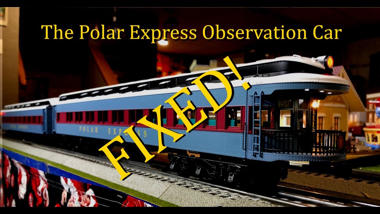 The Lionel Polar Express Observation Car is Back!