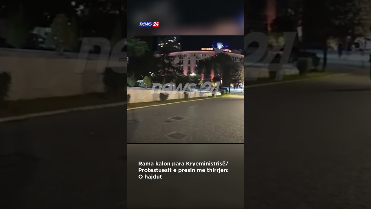 Rama kalon para Kryeministris&euml;/ Protestuesit e presin me thirrjen: O hajdut