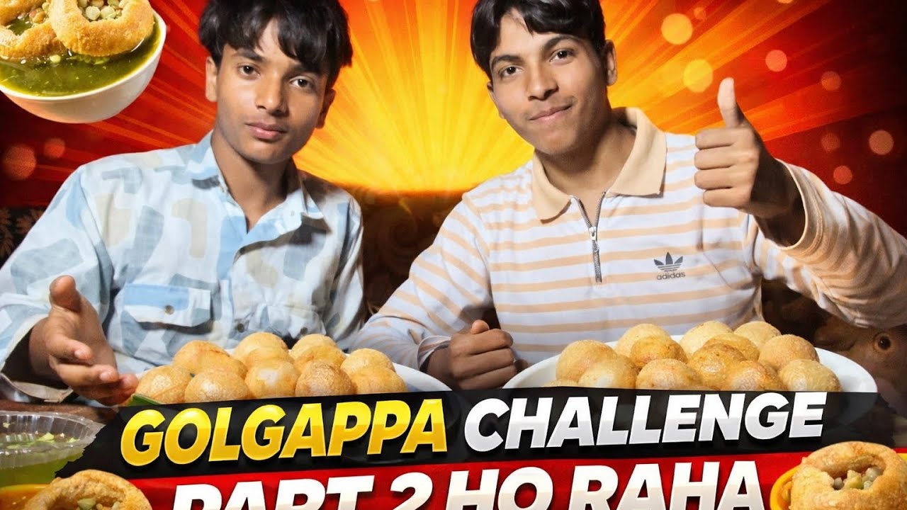 Mai or mere bhai ne kiya golgappa challenge part 2 😊