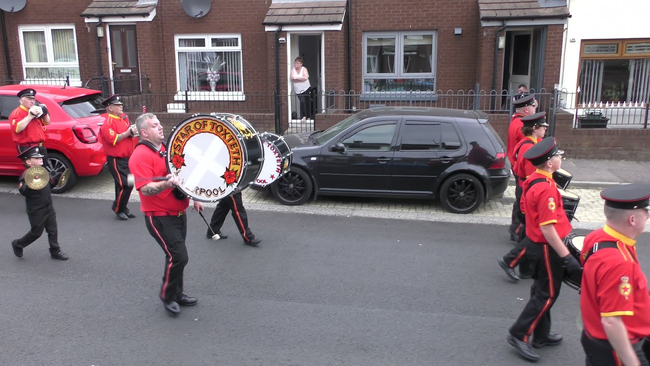 Star Of Toxteth, Liverpool @ Vol Brian Robinson Memorial Parade 2021 | 4K | Marching Media