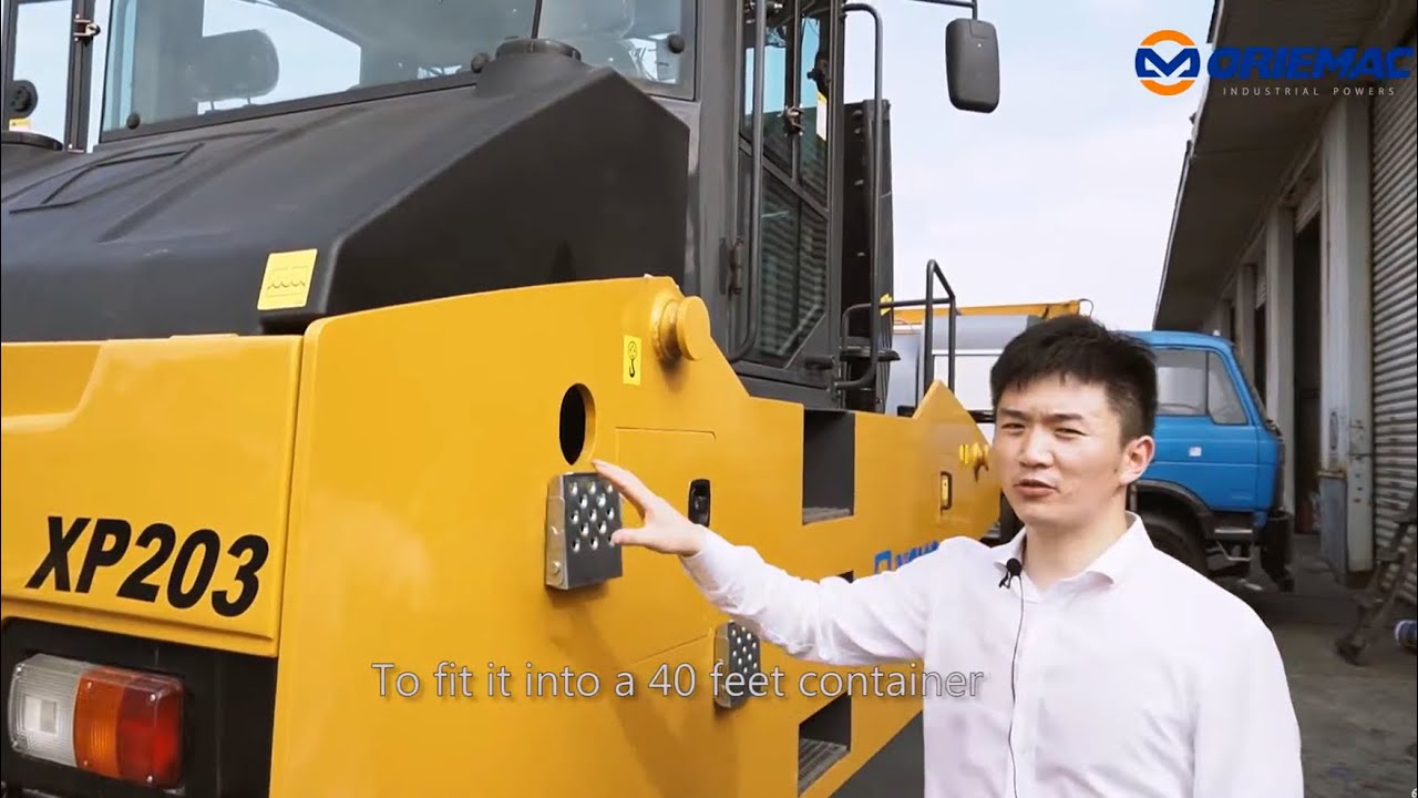 XCMG XP203 Pneumatic Tyre Roller: Perfect Match for Asphalt Compaction Projects
